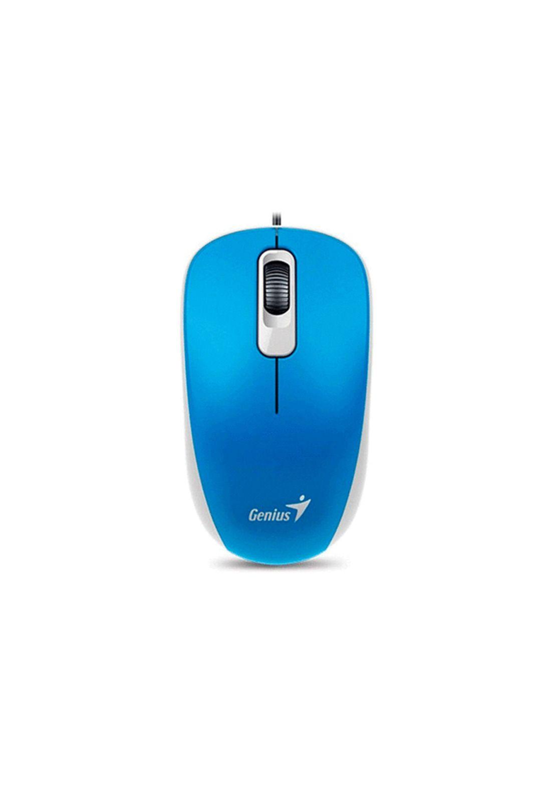 Mouse Genius DX110 1000DPI 3 Botones azul-1