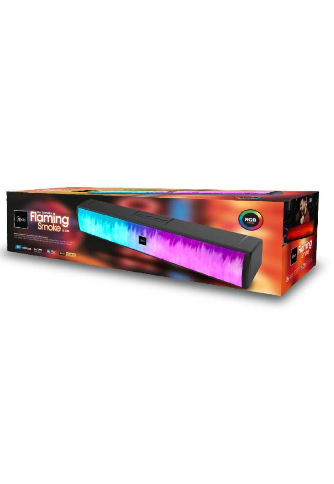 Parlante Mlab 9340 mini soundbar Flaming Smoke Bluetooth SB-200-6