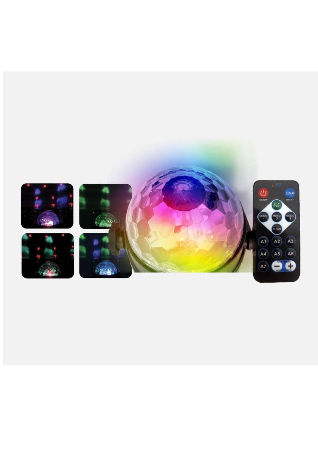 Bola de Luz Mini Disco Ball RGB Music Mlab 9413-2