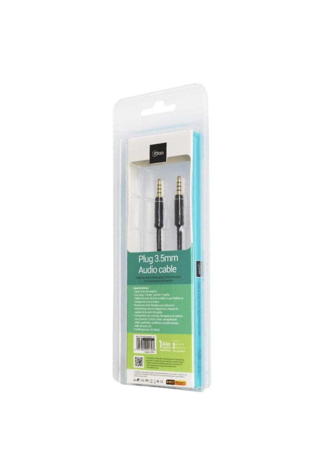 Cable Audio Mlab 9270 Plug 3.5mm 1mt-3