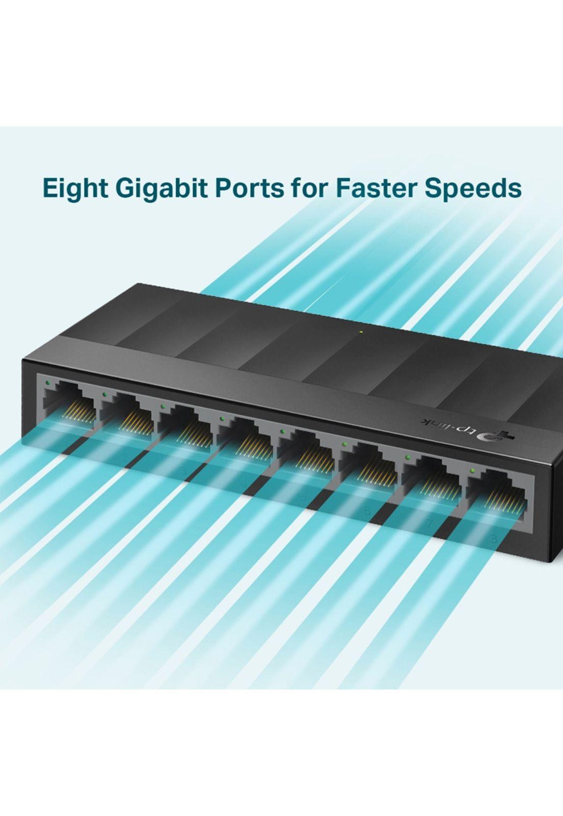 Switch de Escritorio de 8 Puertos TP-Link LS1008G 10/100/1000Mbps-2