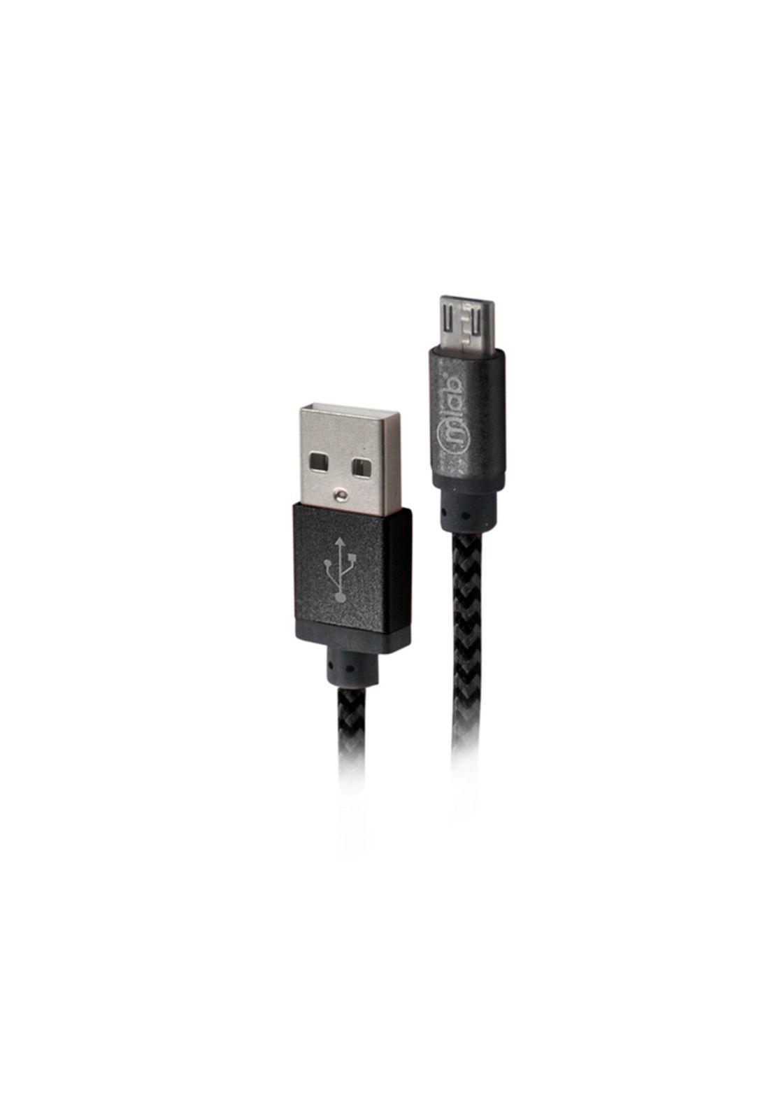 Kit Cargador 3 En 1 + Cable Micro Usb Negro Mlab-1