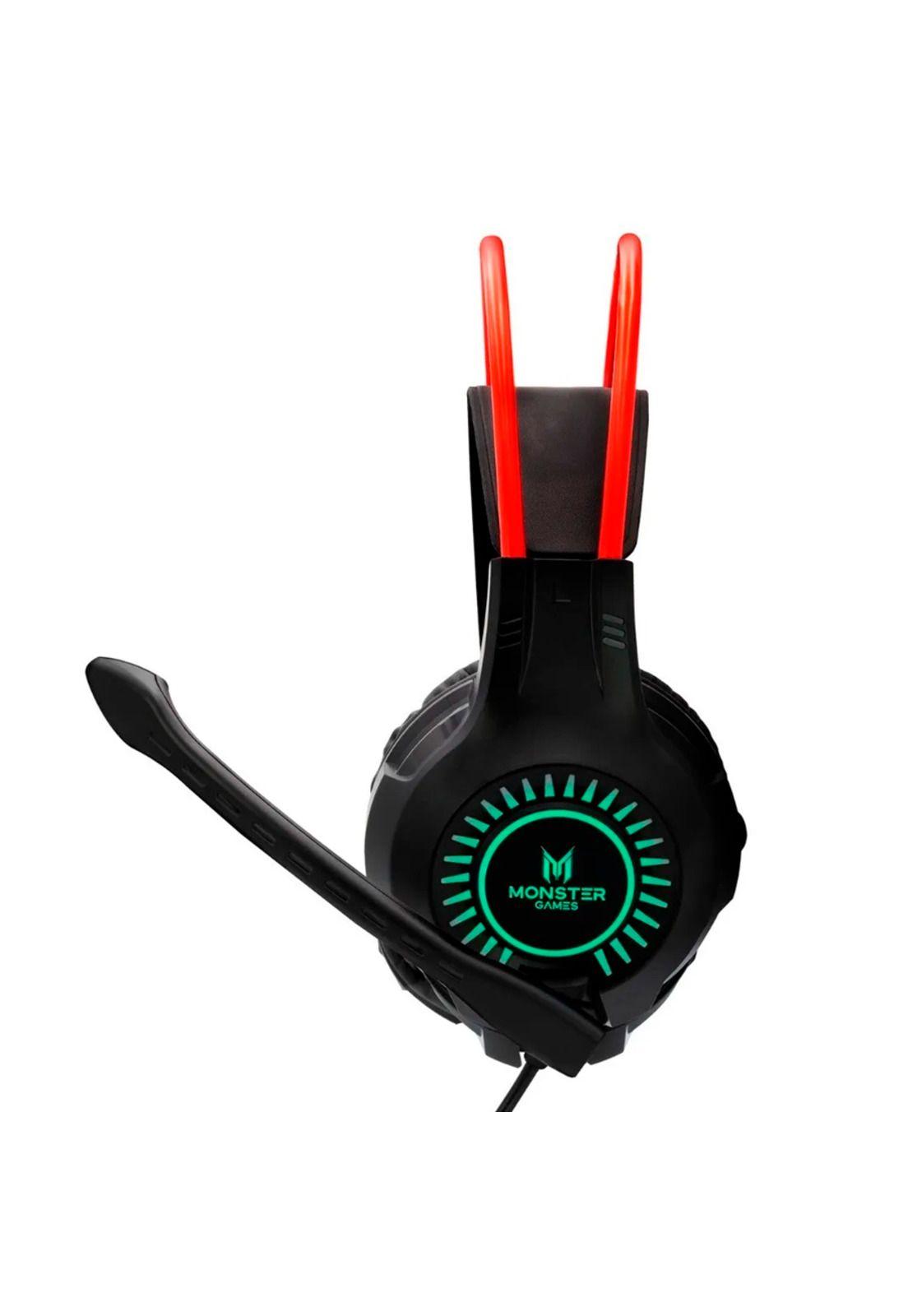 Audífonos Gamer Trap Monster Games Over-EAR-2
