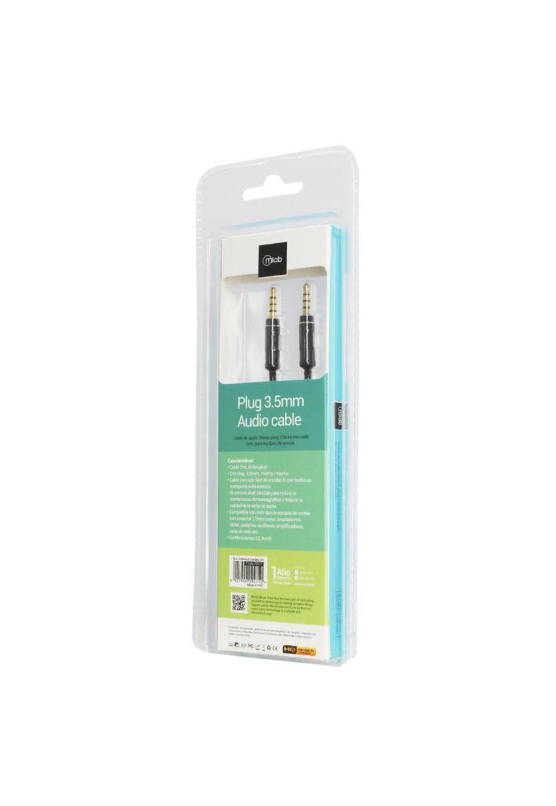 Cable de Audio Mlab 9271 Plug 3.5mm 2mt-3
