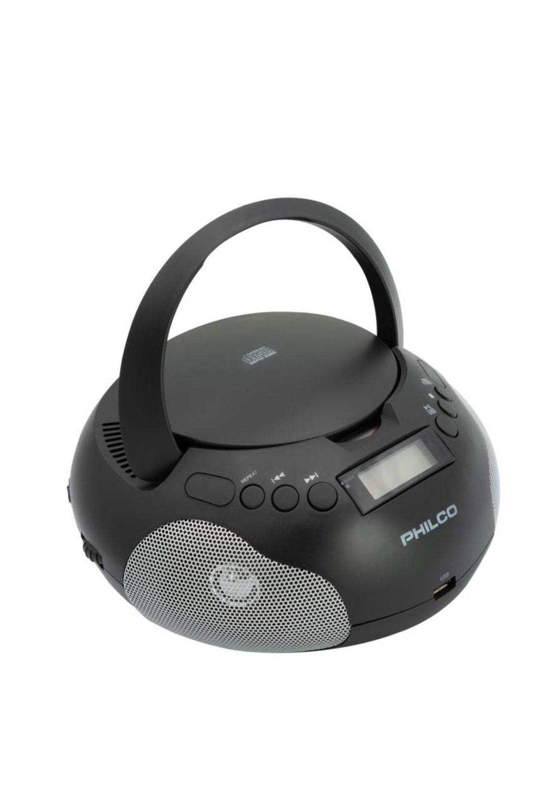 Revive la nostalgia con el radio boombox CD PJB1007B de Philco-2