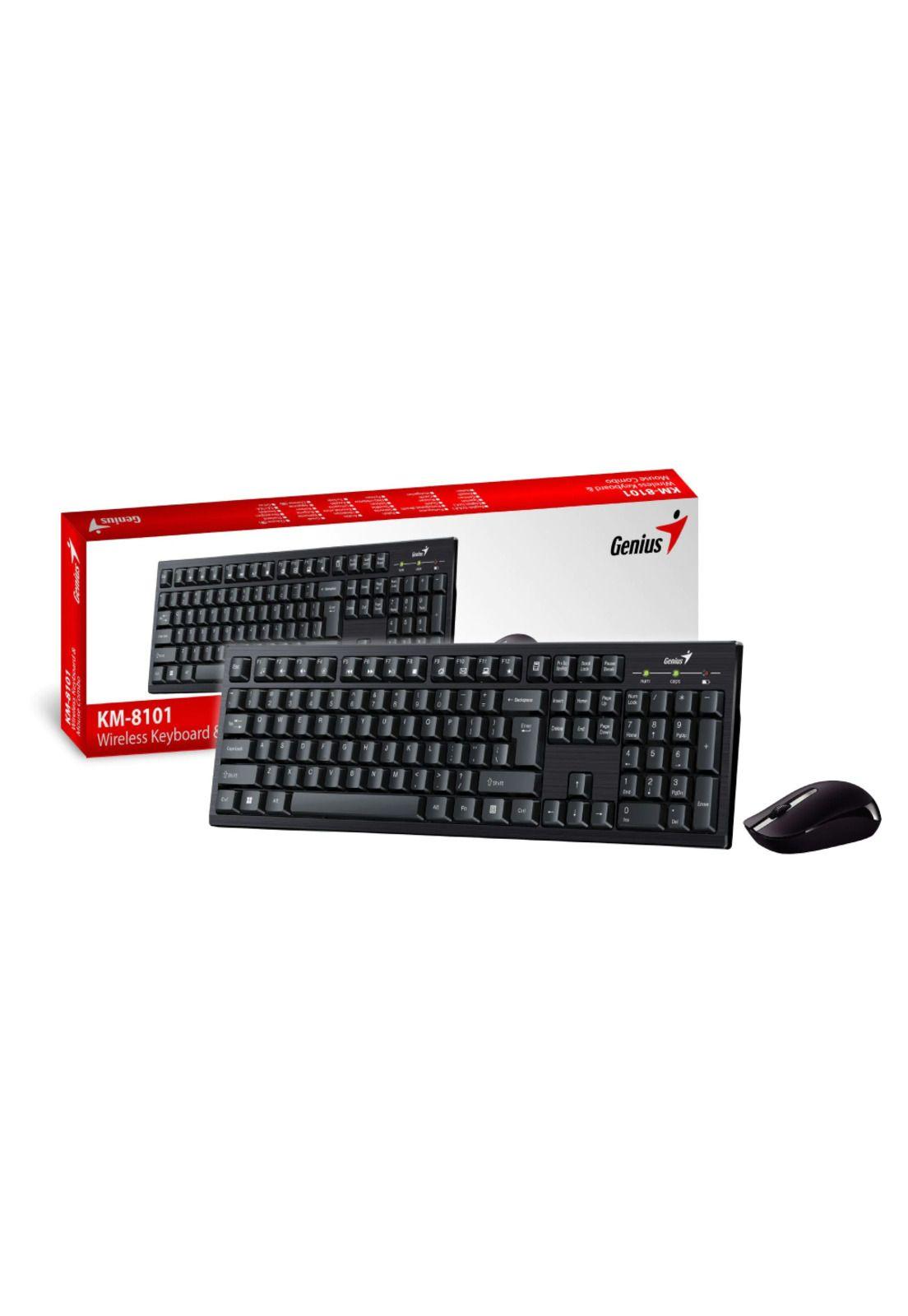 Teclado y Mouse Inalambrico GENIUS KM 8101-0