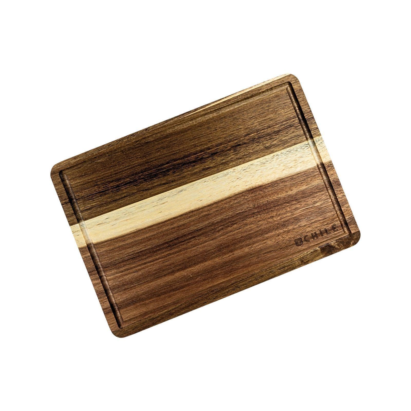 Tabla de Picoteo y Corte Madera de Acacia Chile Souvenir-1