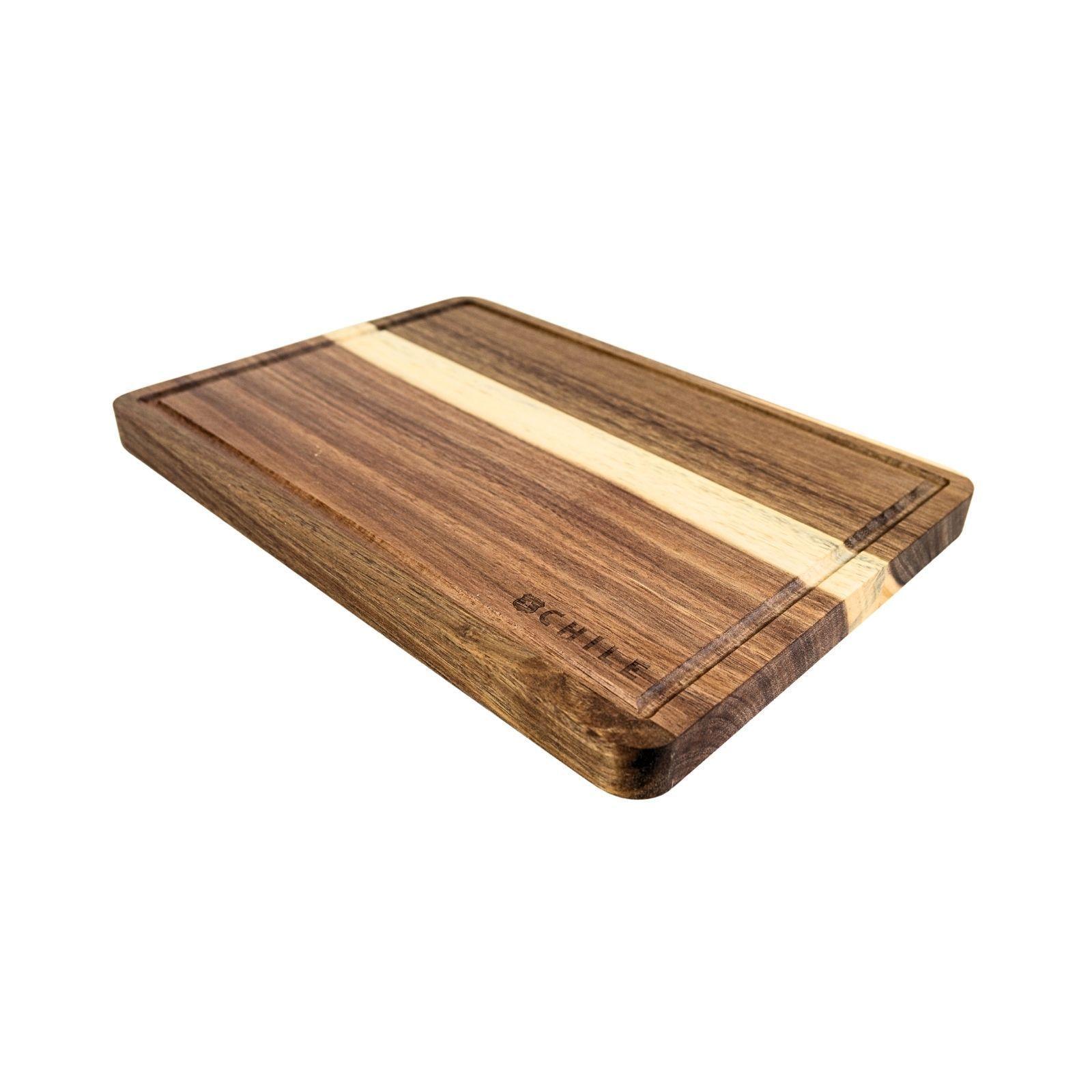 Tabla de Picoteo y Corte Madera de Acacia Chile Souvenir-2