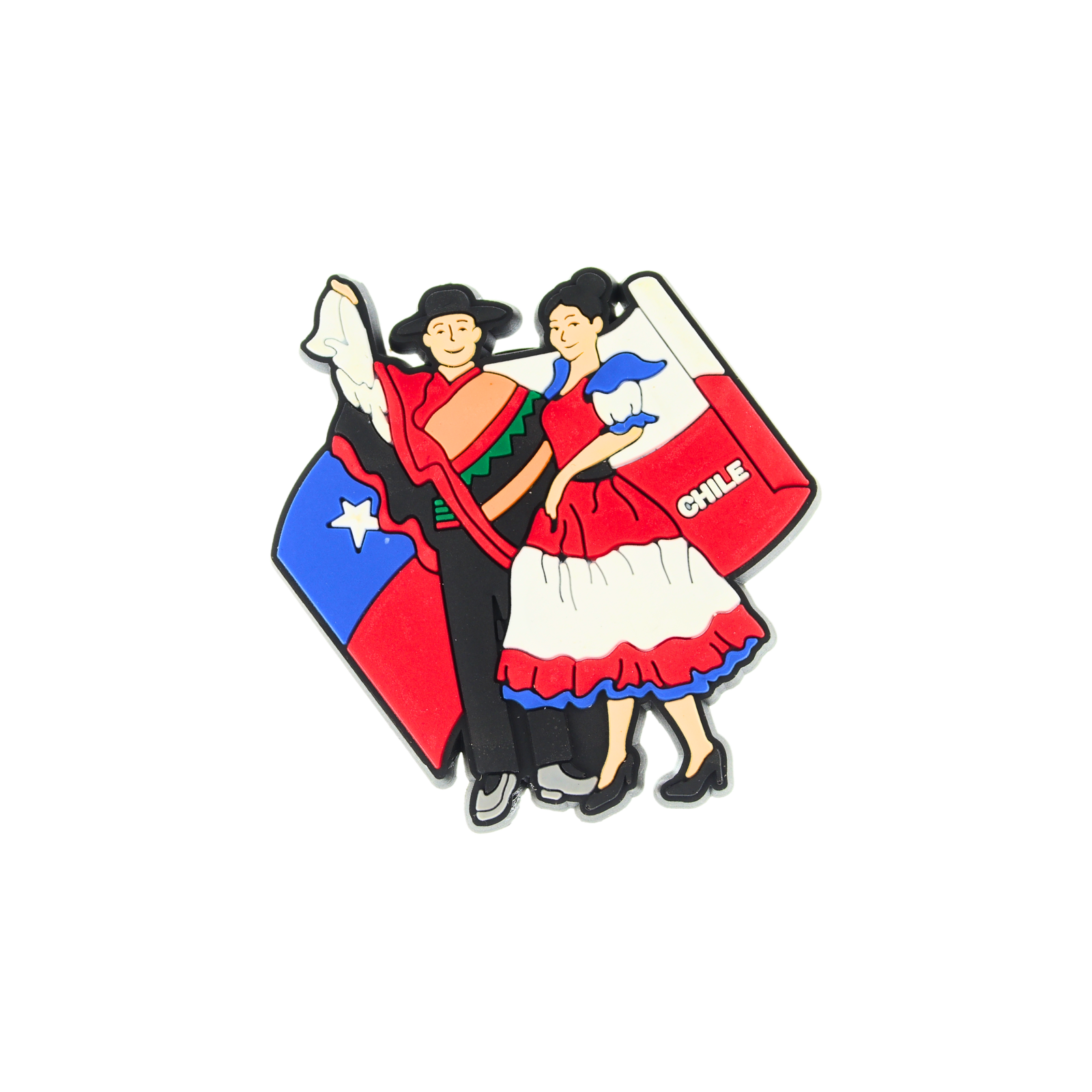 Pack 6 Imanes Refrigerador Decorativo Recuerdo Chile-3