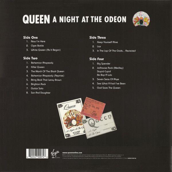 QUEEN - A NIGHT AT THE ODEON 2LP - VINILO-1