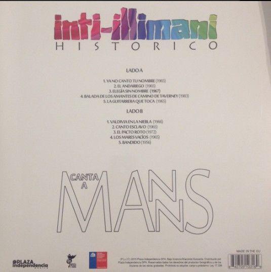 INTI ILLIMANI HISTORICO - CANTA A MANNS LP - VINILO-1