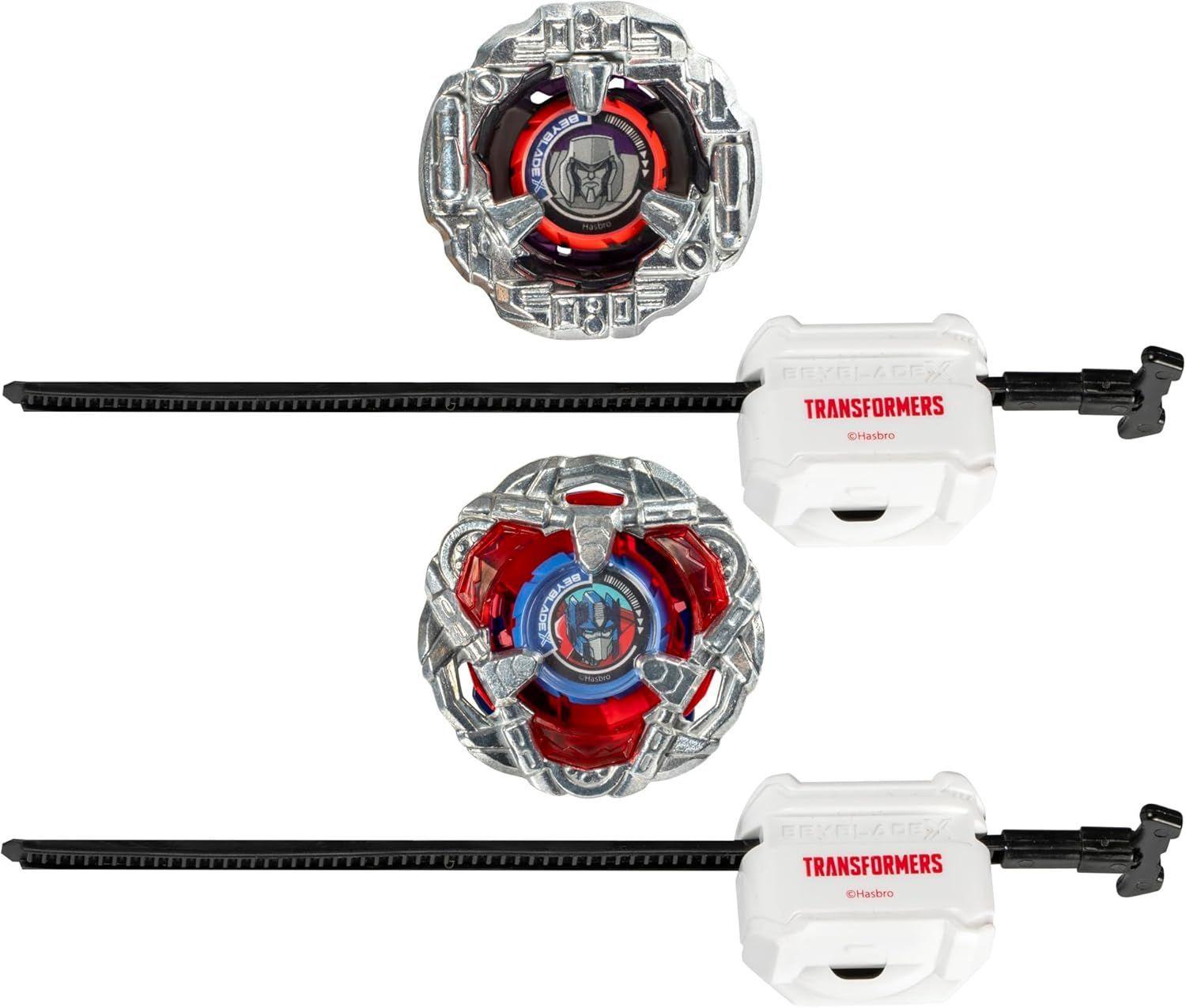 TROMPO BEYBLADE X TRANSFORMERS OPTIMUS PRIME Y MEGATRON-1