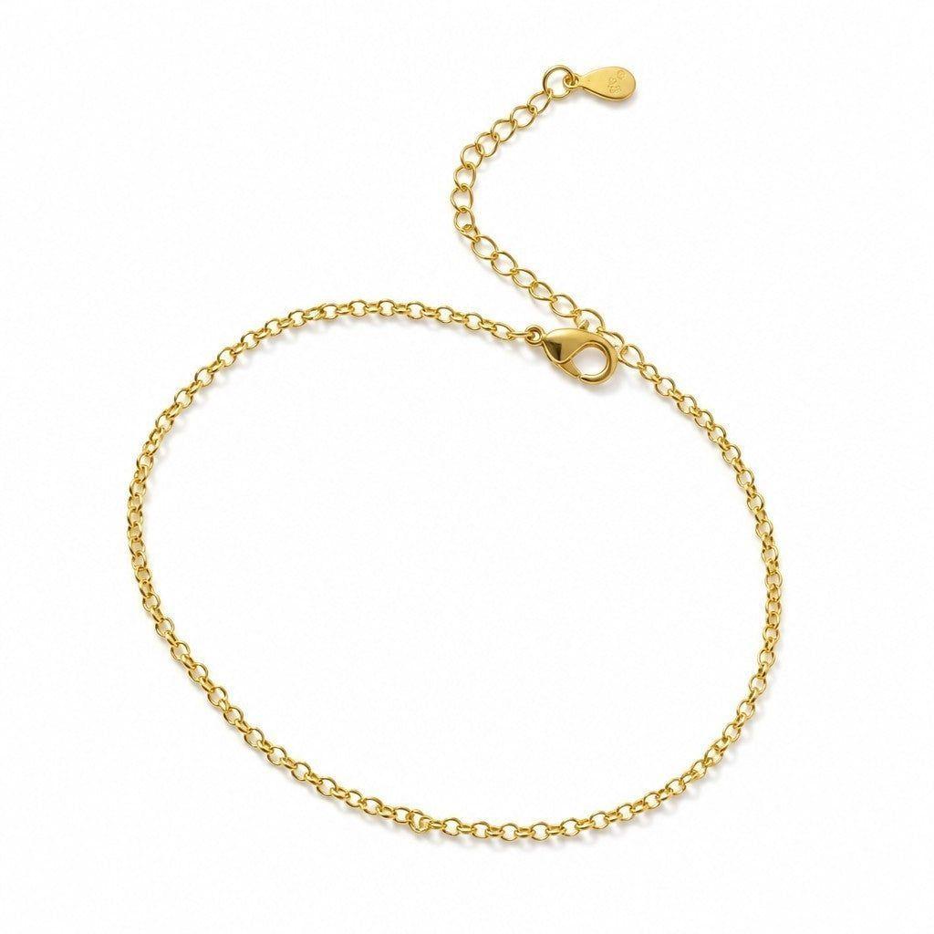 Pulsera Cadena Rolo Dorada-0