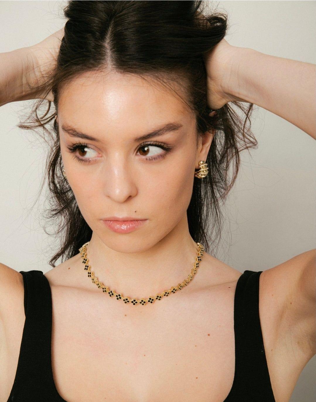 Collar Clover Mini Negro-2
