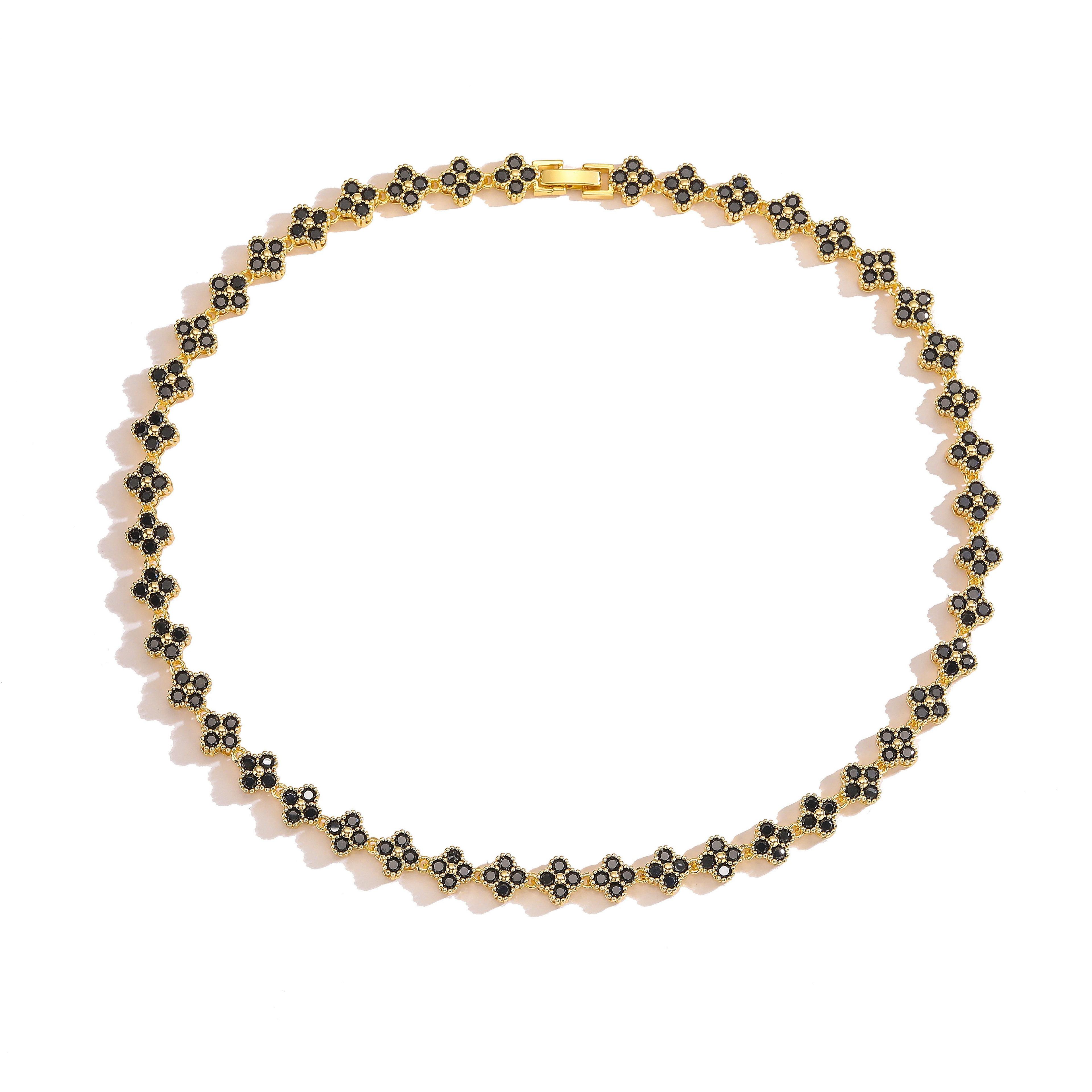 Collar Clover Mini Negro-3
