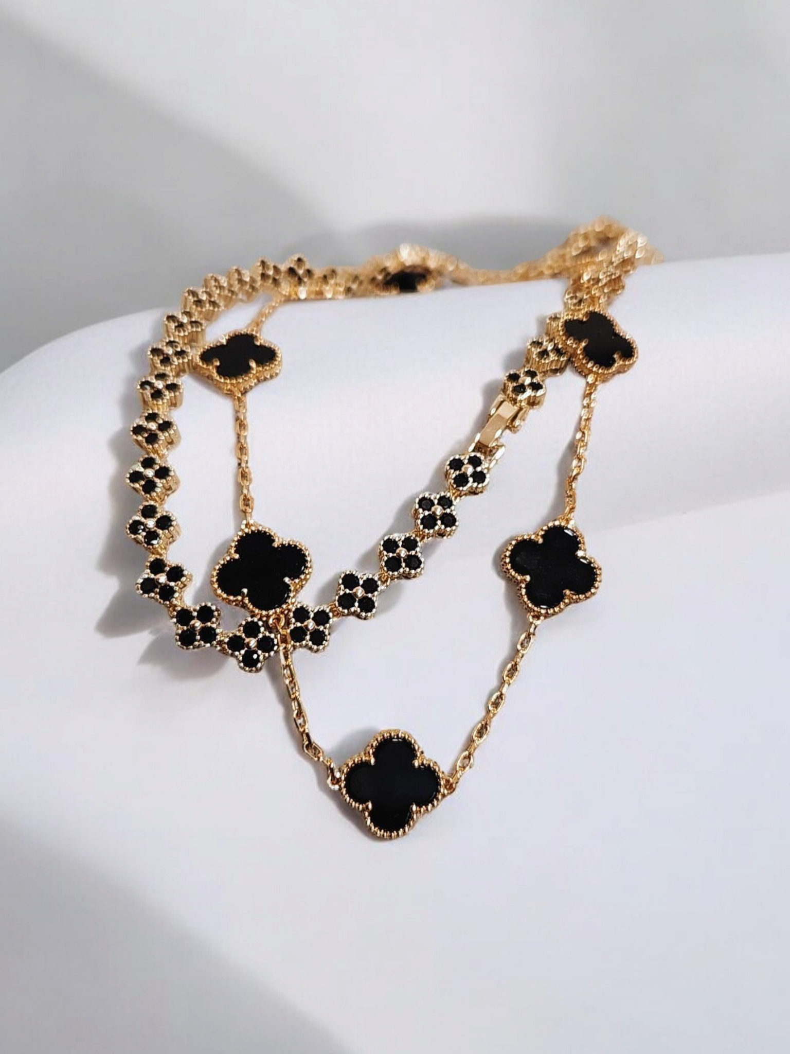 Collar Clover Mini Negro-4