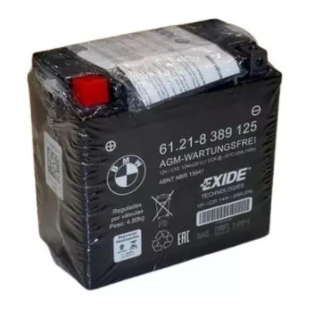 Batería Agm (exide Ltx14) 14ah 12v Bmw-1