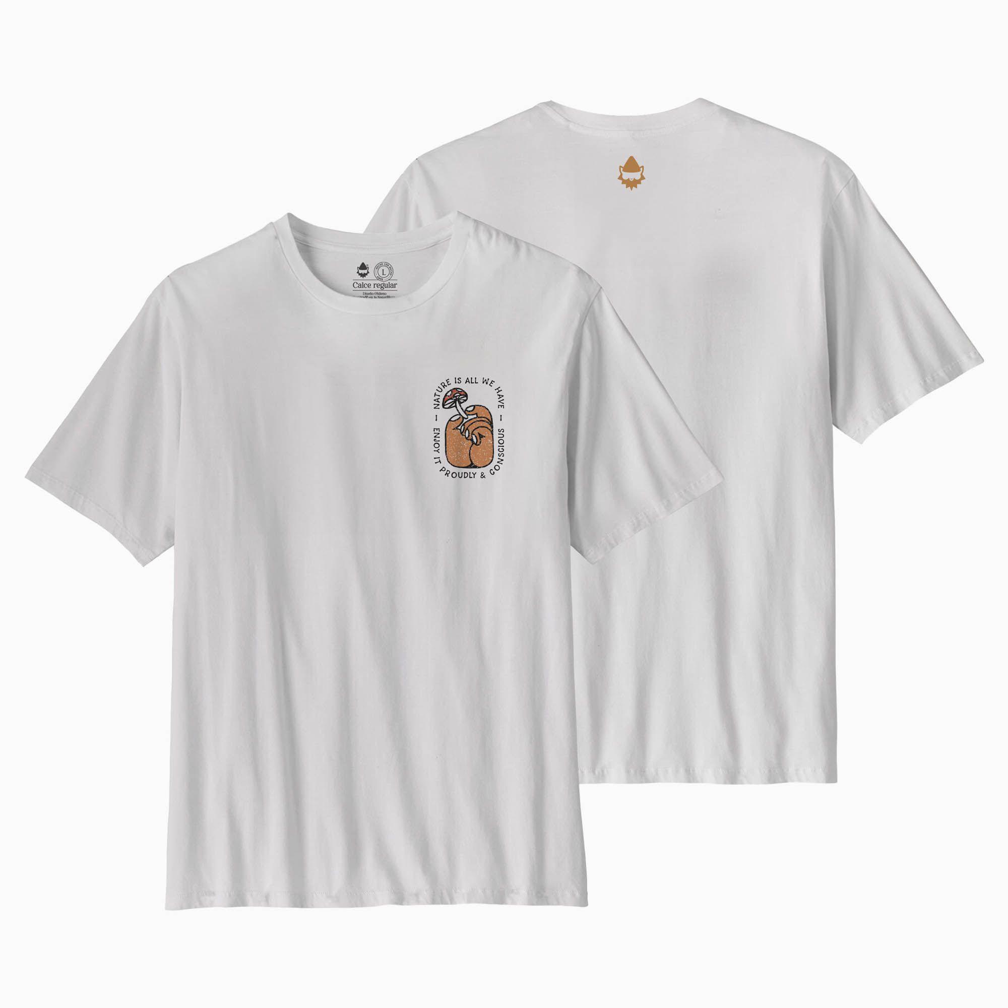 Polera Eco P-13 Hombre White Gnomo-1