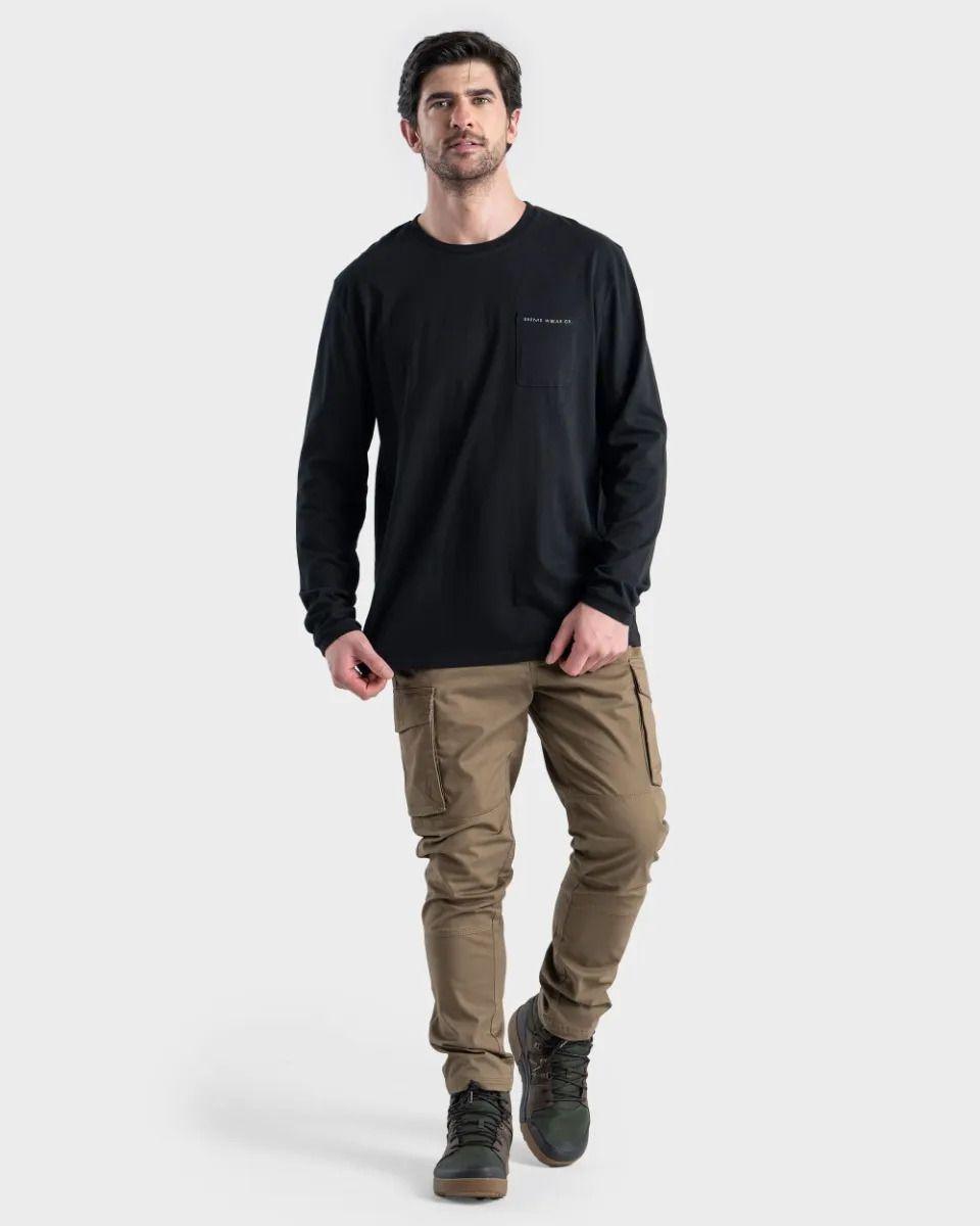 Polera Algodón Manga Larga Nandor Hombre Gnomo-2