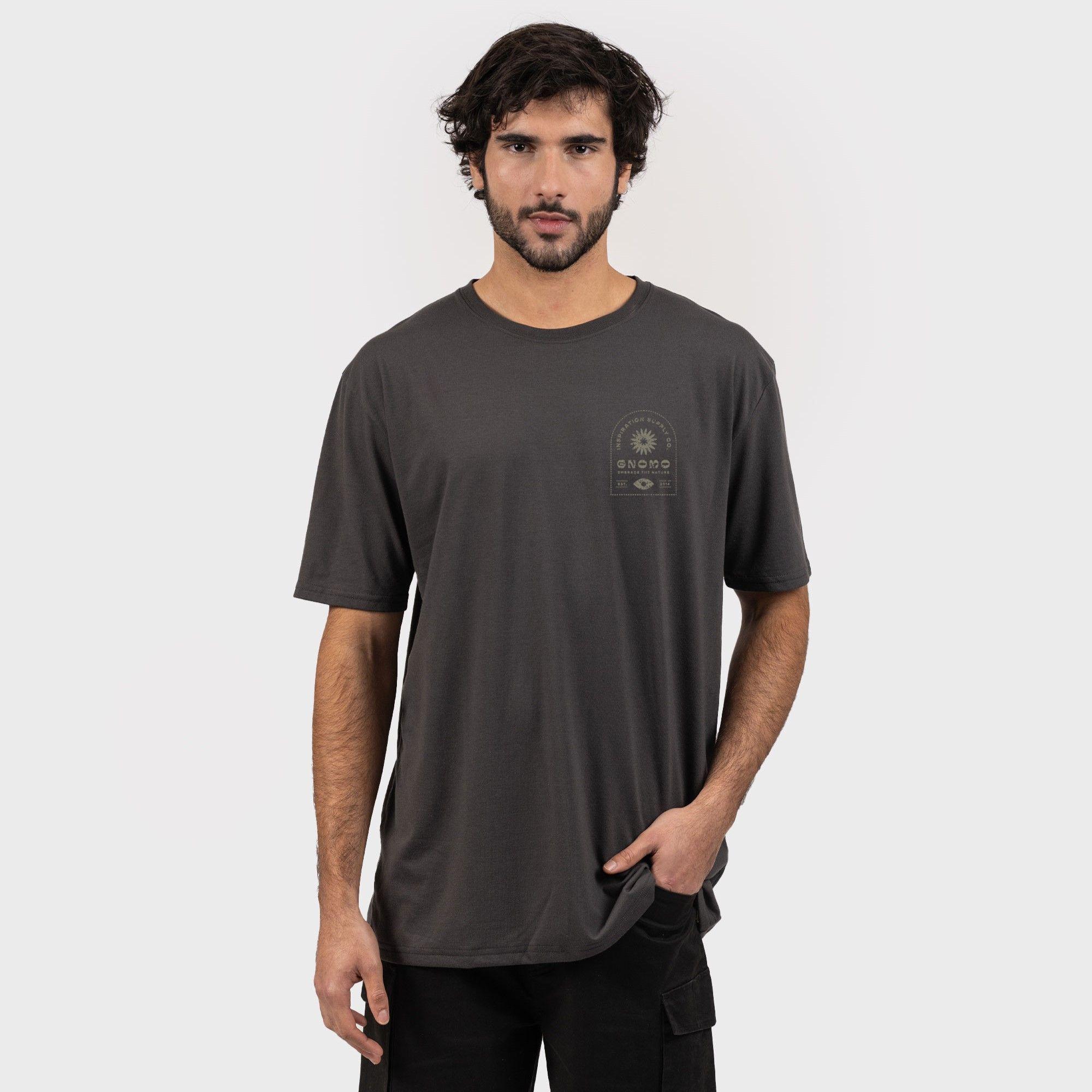 Polera Eco M-8 Hombre Graphite Gnomo-0