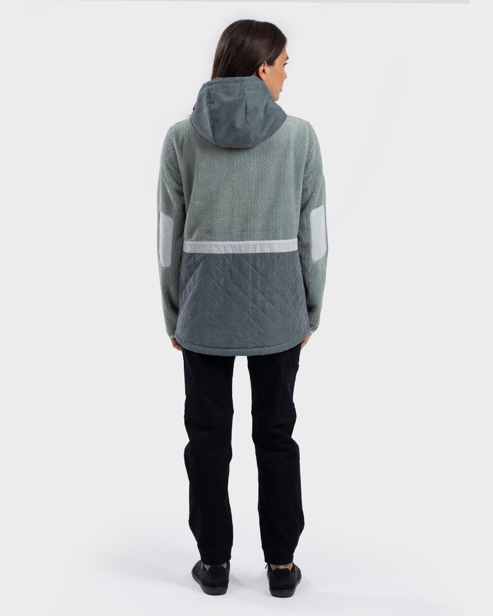 Short Fleece Eco Zulip Hoodie Mujer Gnomo-1