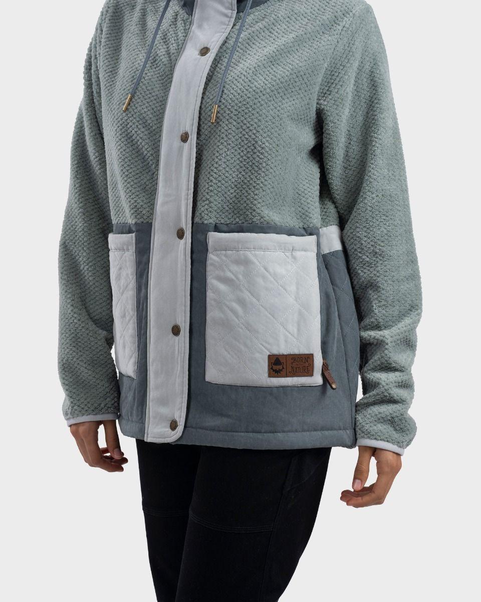 Short Fleece Eco Zulip Hoodie Mujer Gnomo-2