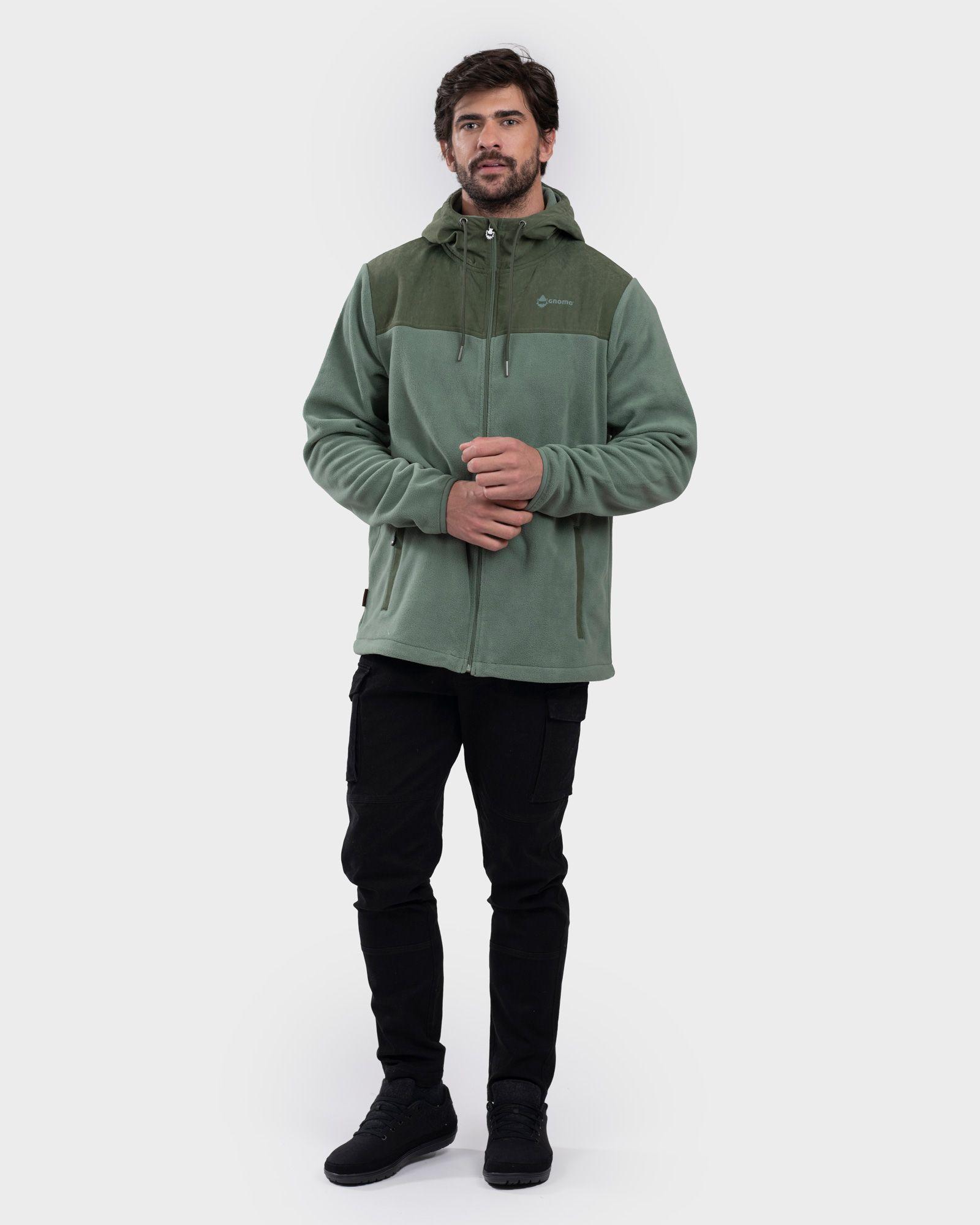 Polar Hoodie Eco Hovenir Hombre Light Green Gnomo-0