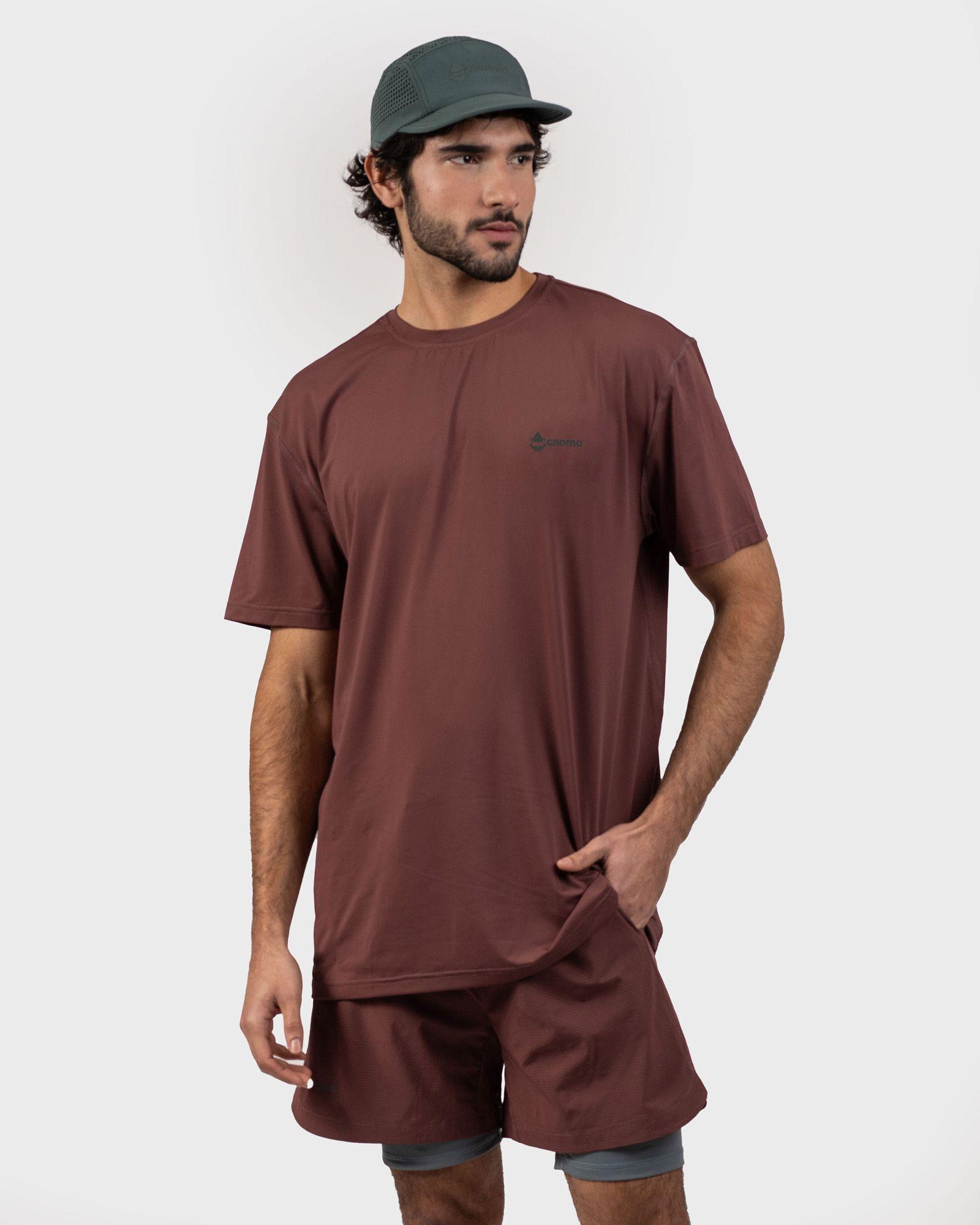 Polera Dryfit Halnop Hombre Bordeaux Gnomo-1
