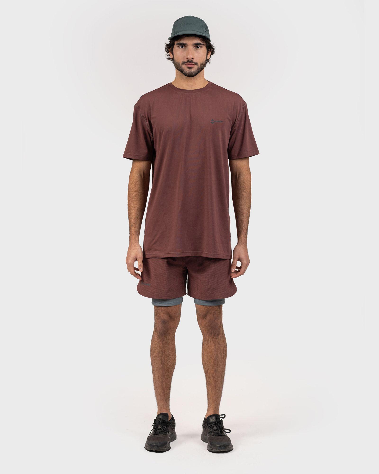 Polera Dryfit Halnop Hombre Bordeaux Gnomo-0