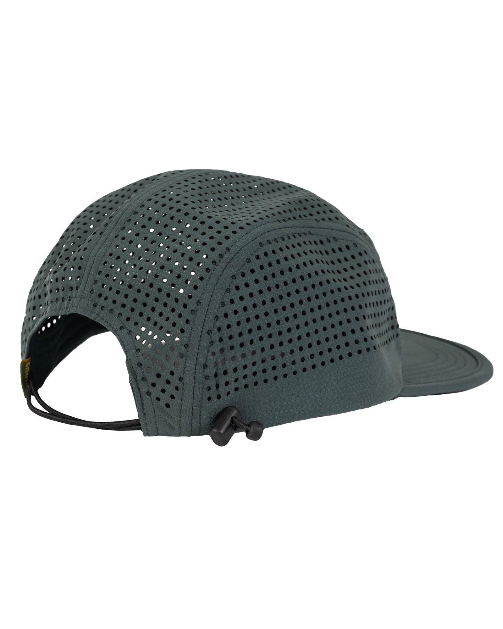 Gorro Runner Perforated Sport Full Logo Petrol Blue Gnomo-3