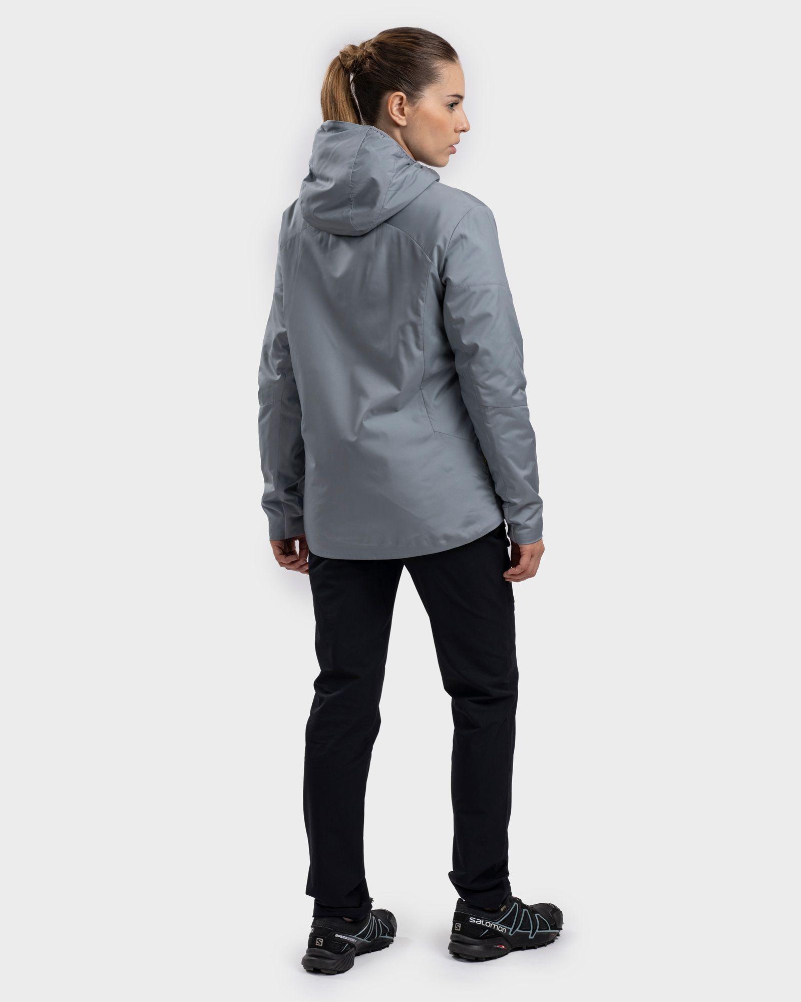 Chaqueta Hoodie Welky Mujer Light Grey Gnomo-2