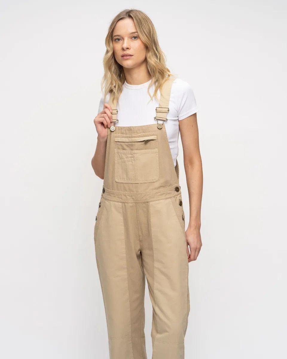 Jardinera Canvas Runar Mujer Beige-0
