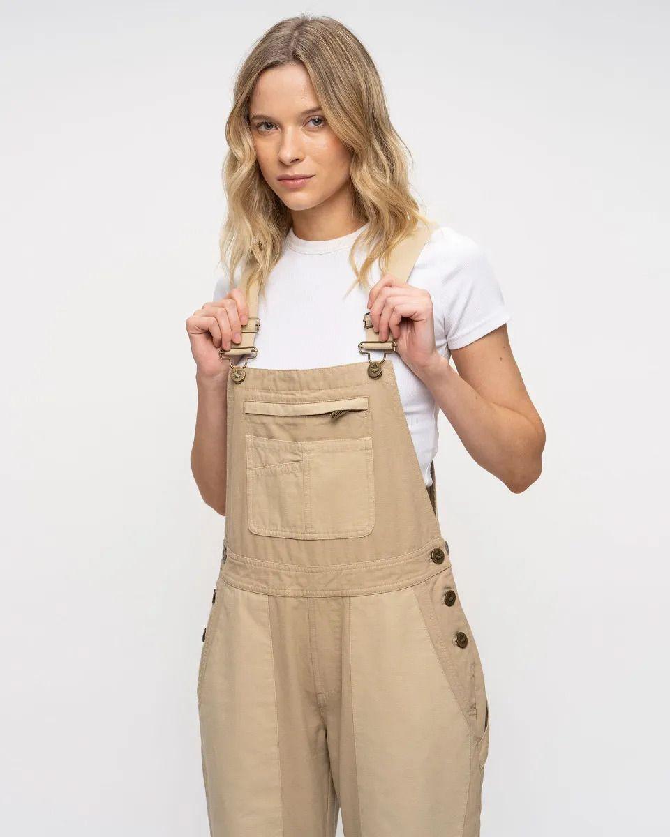 Jardinera Canvas Runar Mujer Beige-5