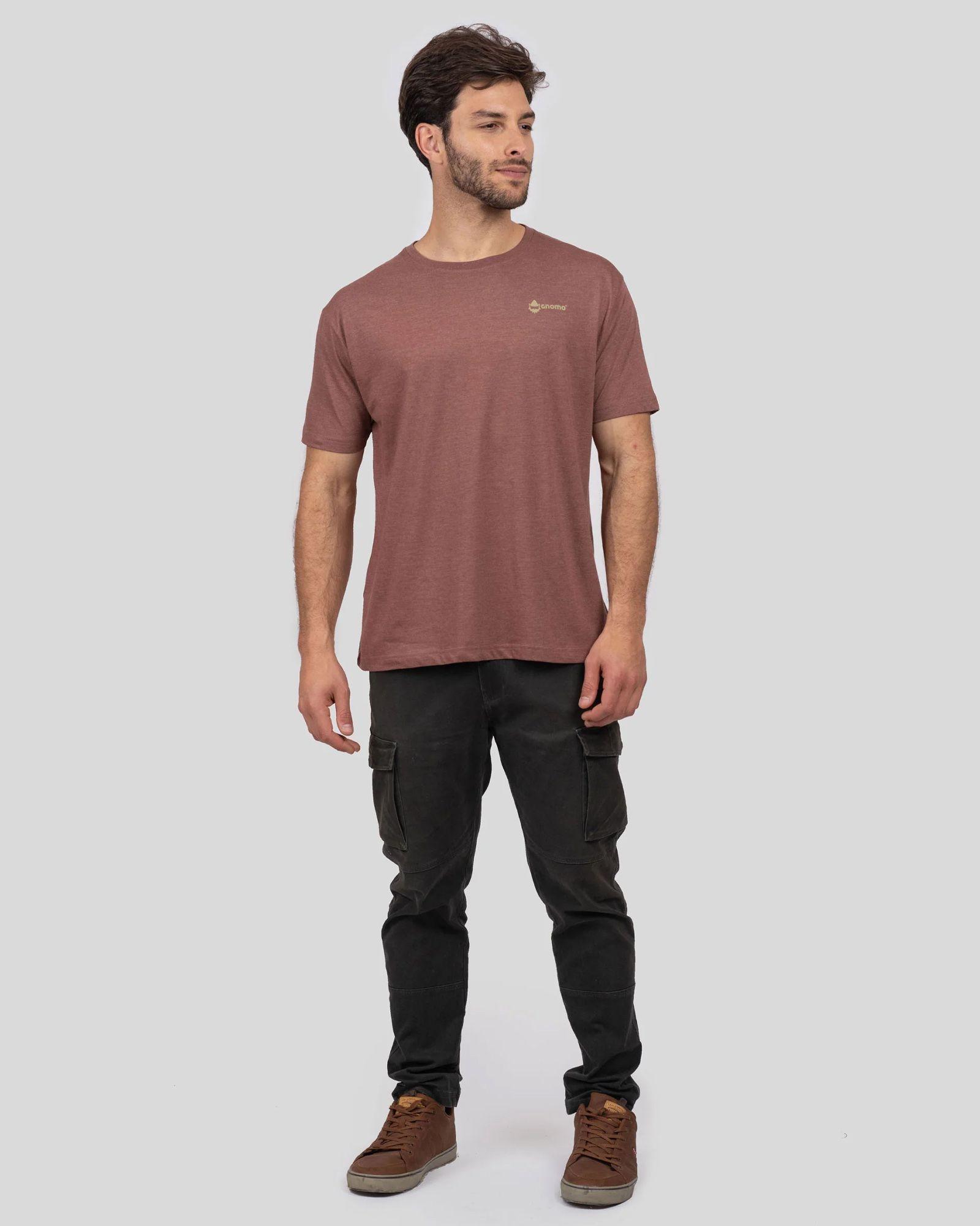 Polera Eco B-3 Hombre Terracota Gnomo-0