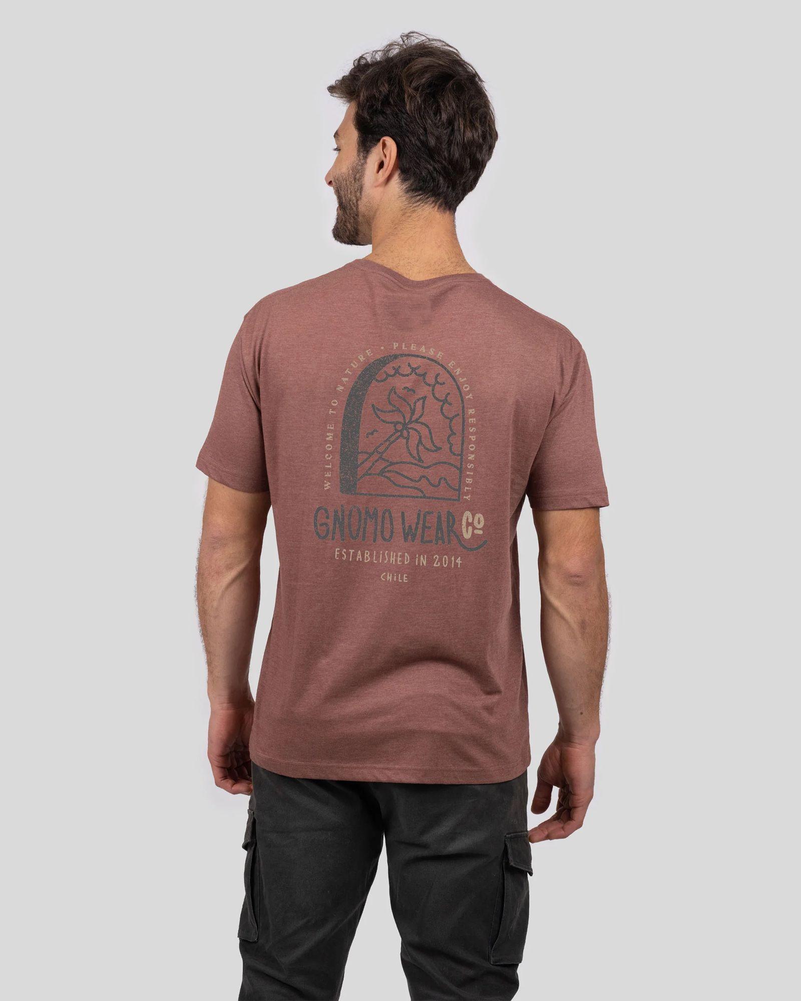 Polera Eco B-3 Hombre Terracota Gnomo-1