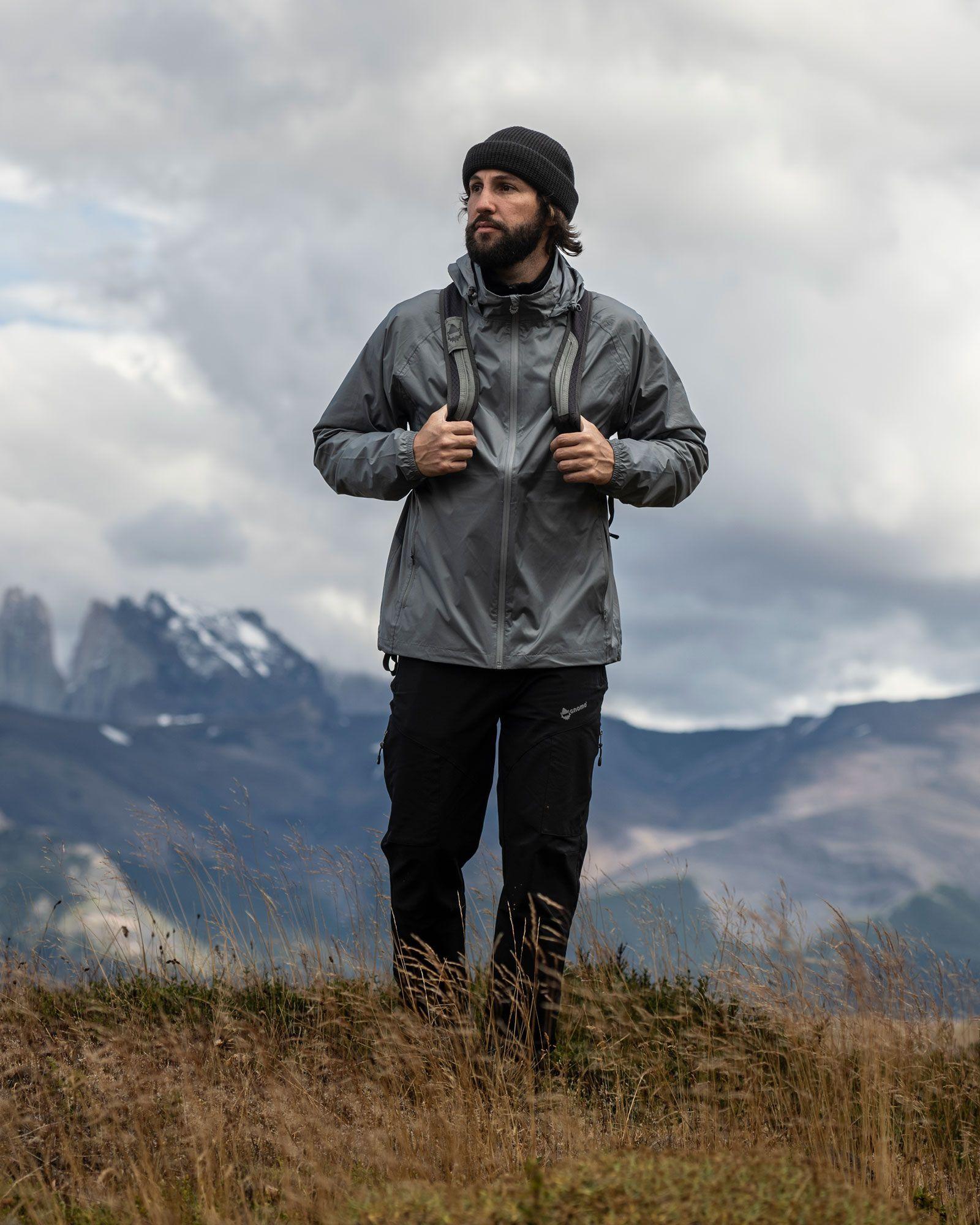 Cortaviento Impermeable Vermond Hombre Light Grey Gnomo-4