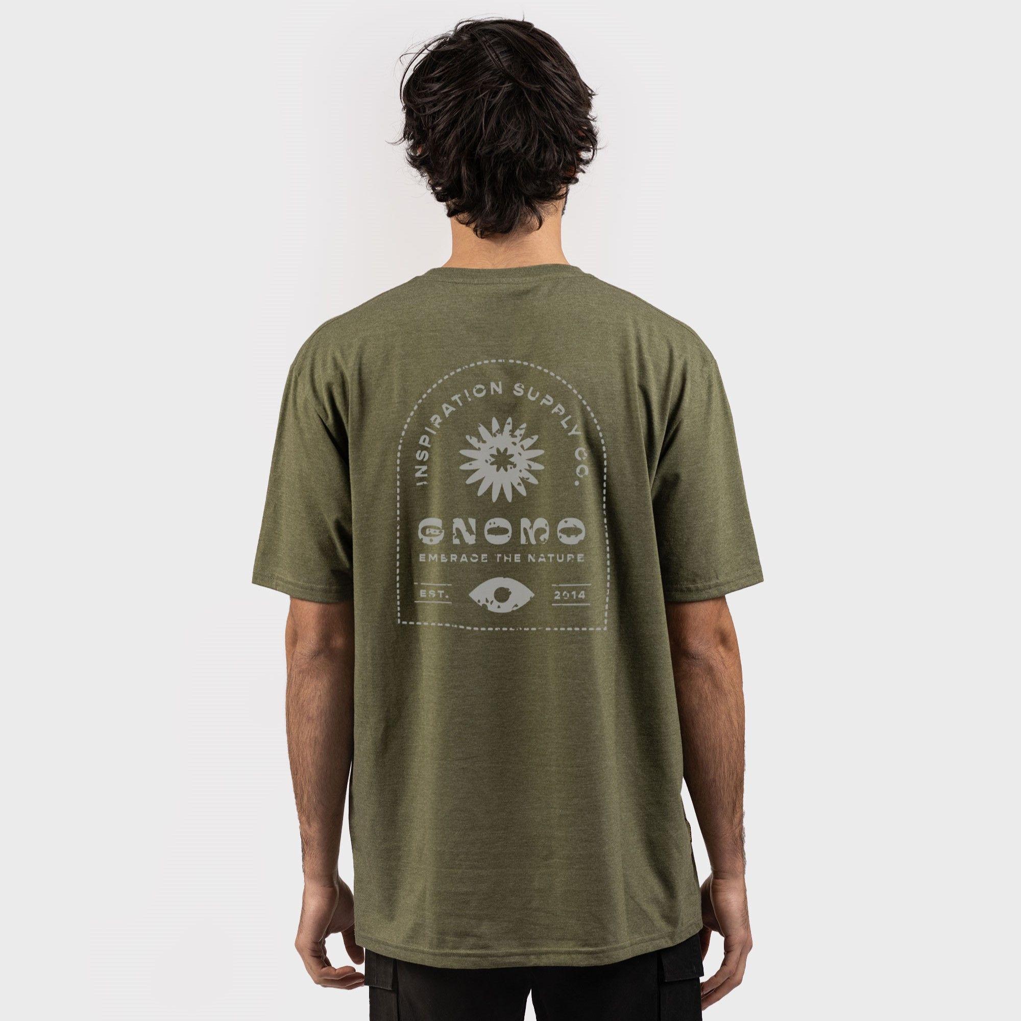 Polera Eco M-8 Hombre Stone Green Gnomo-1