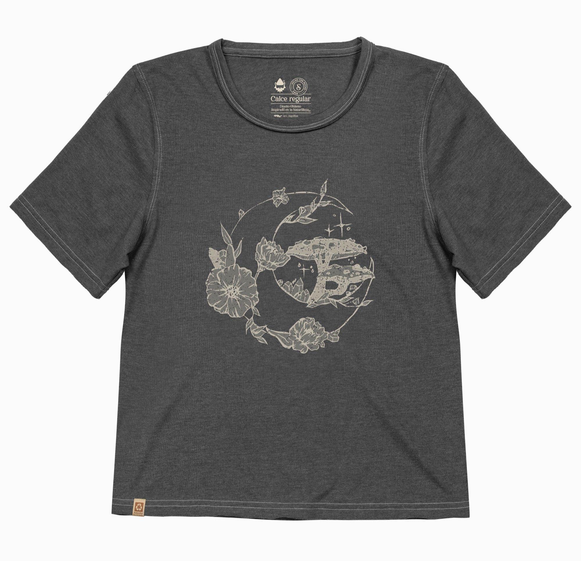 Polera Eco F-12 Mujer Graphite Gnomo-3