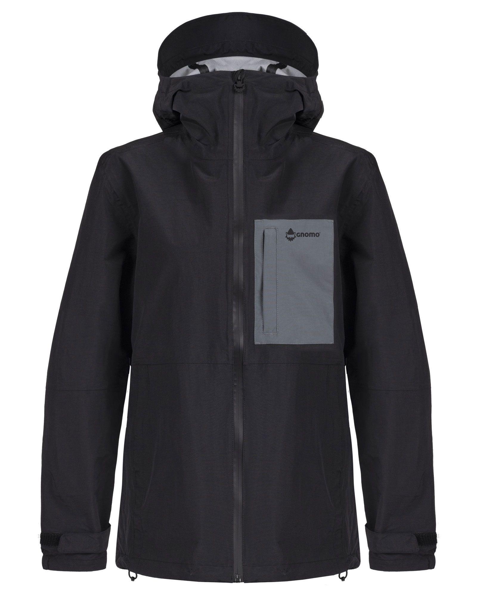 Chaqueta Impermeable Hoodie Danira Mujer Black Gnomo-3