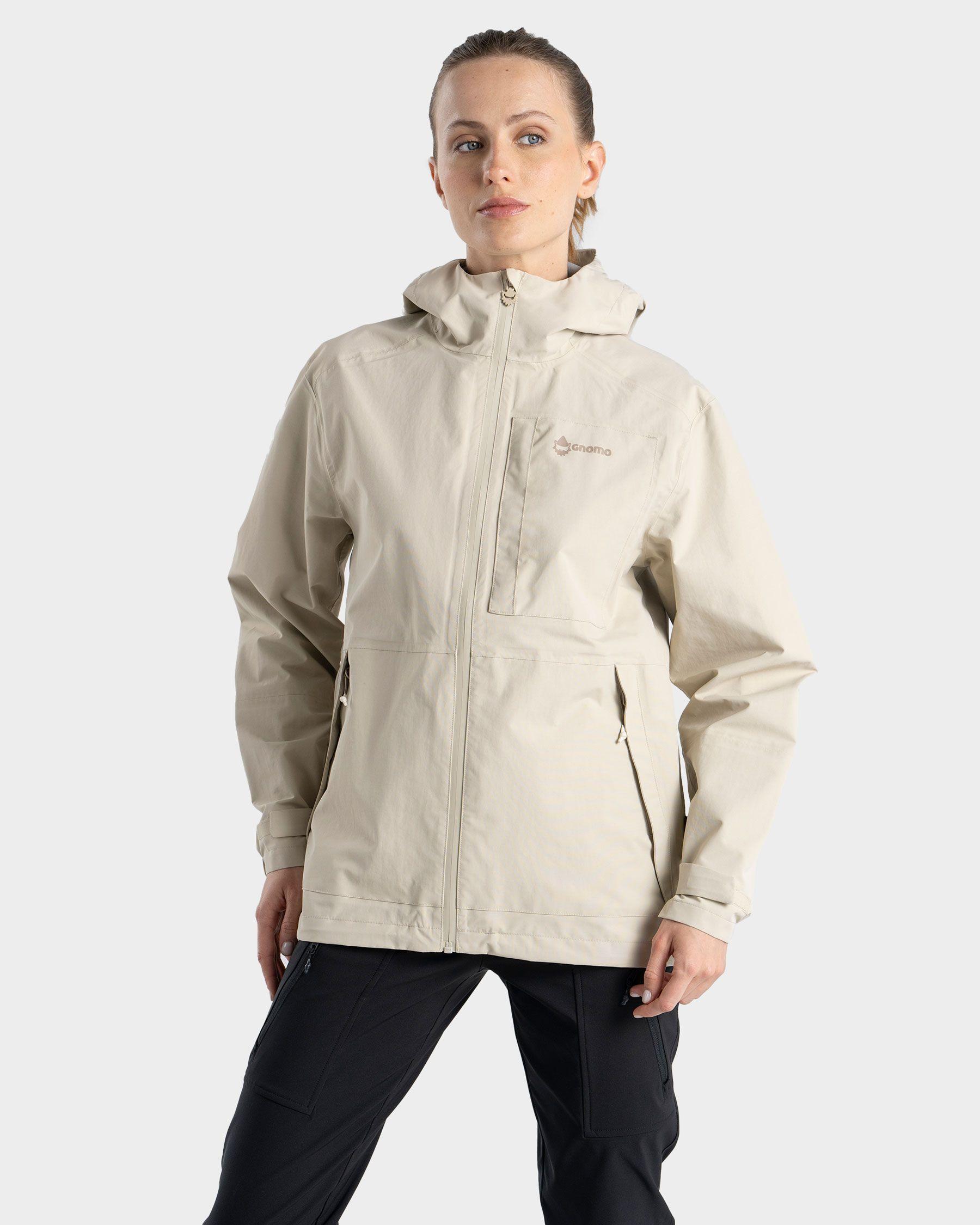 Chaqueta Impermeable Hoodie Danira Mujer Black Gnomo-0