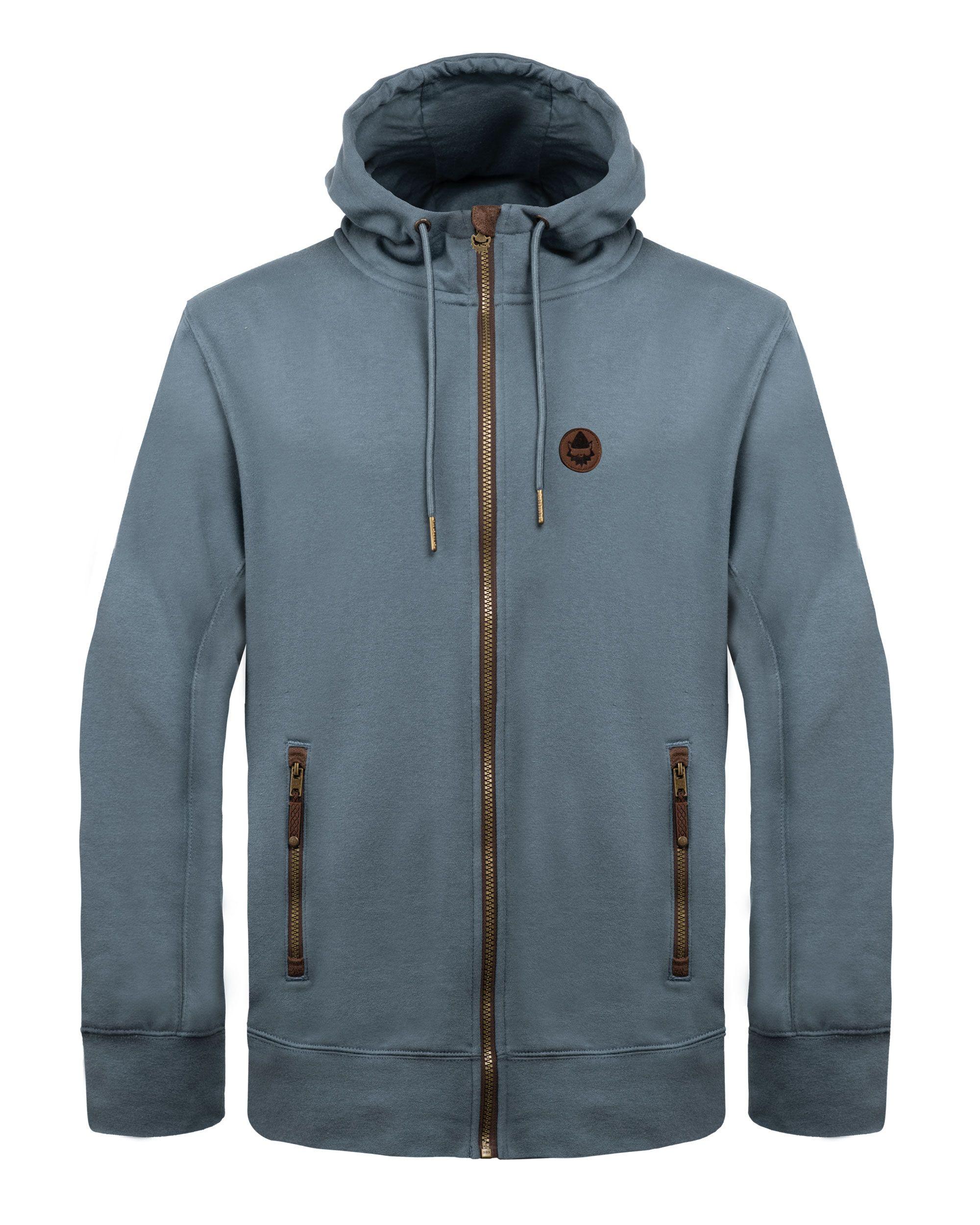 Poleron Hoodie Eco Mamek Hombre Iron Blue Gnomo-3