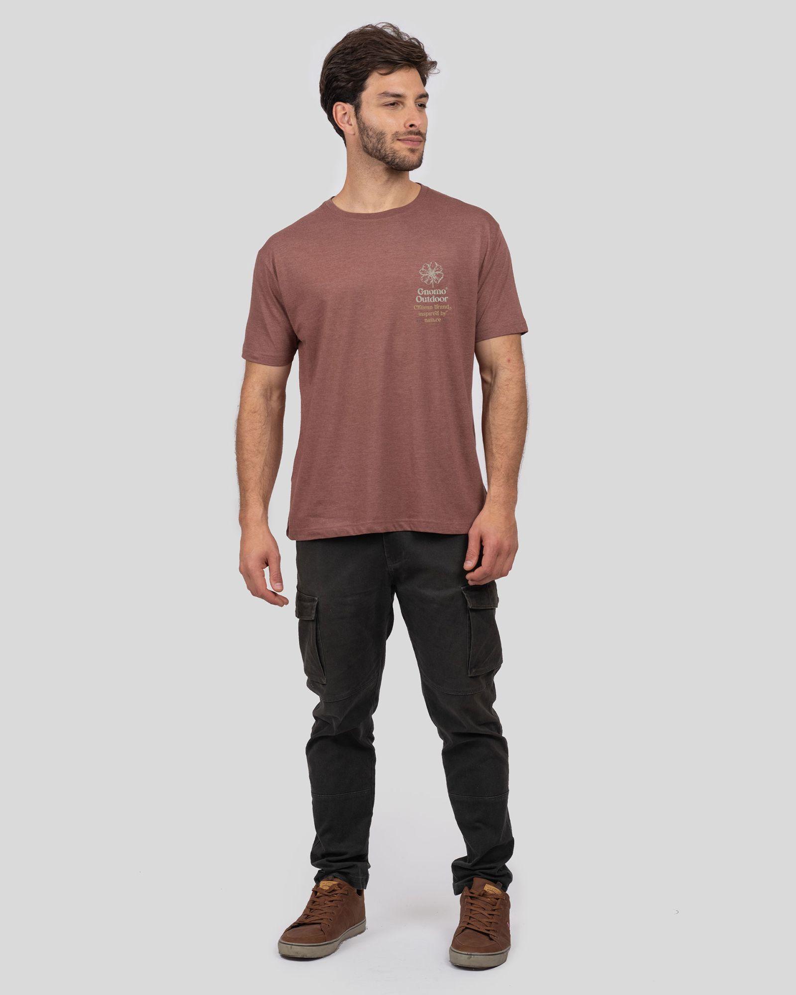 Polera Eco P-9 Hombre Terracota Gnomo-0