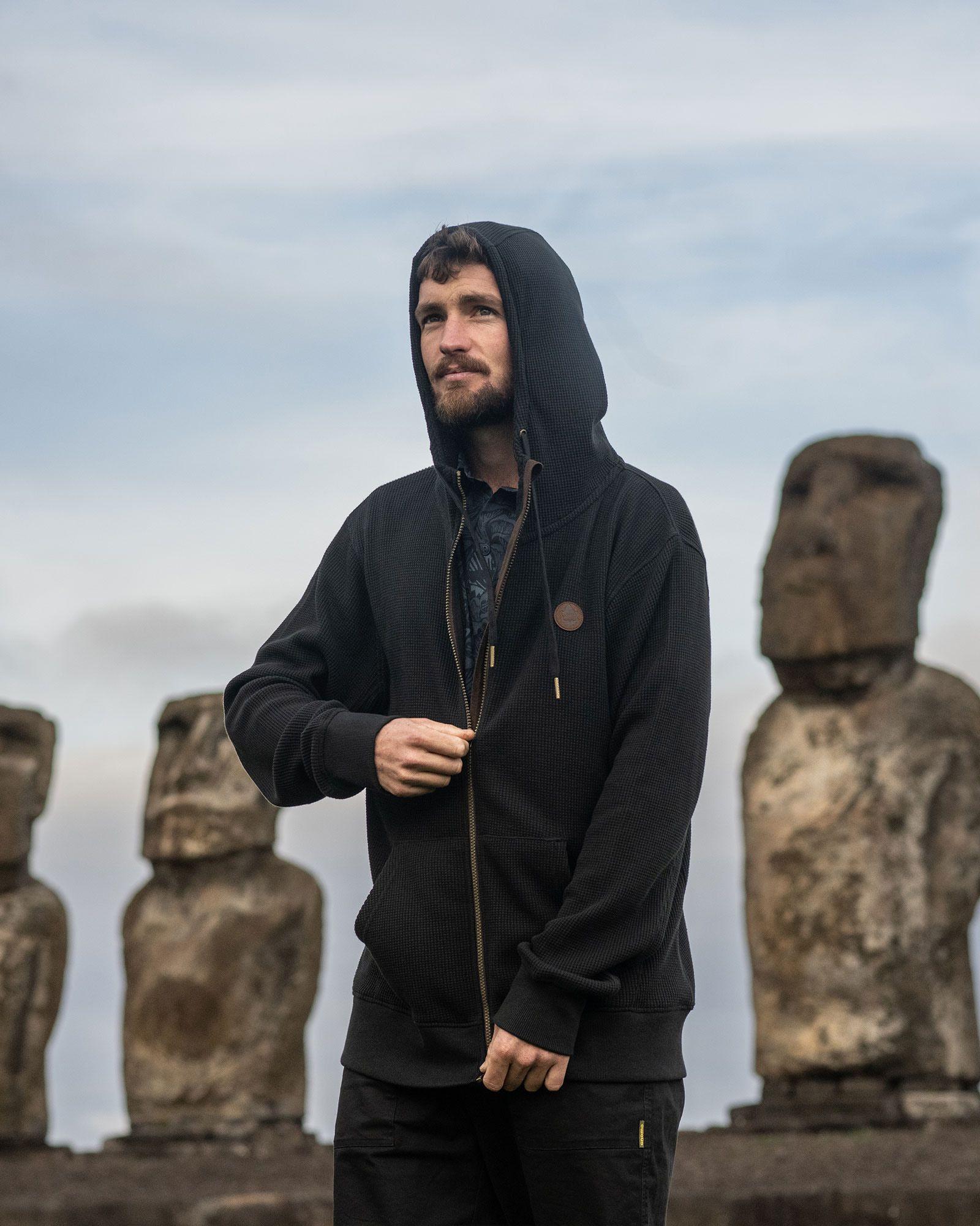Poleron Hoodie Eco Paolok Hombre Black Gnomo-4