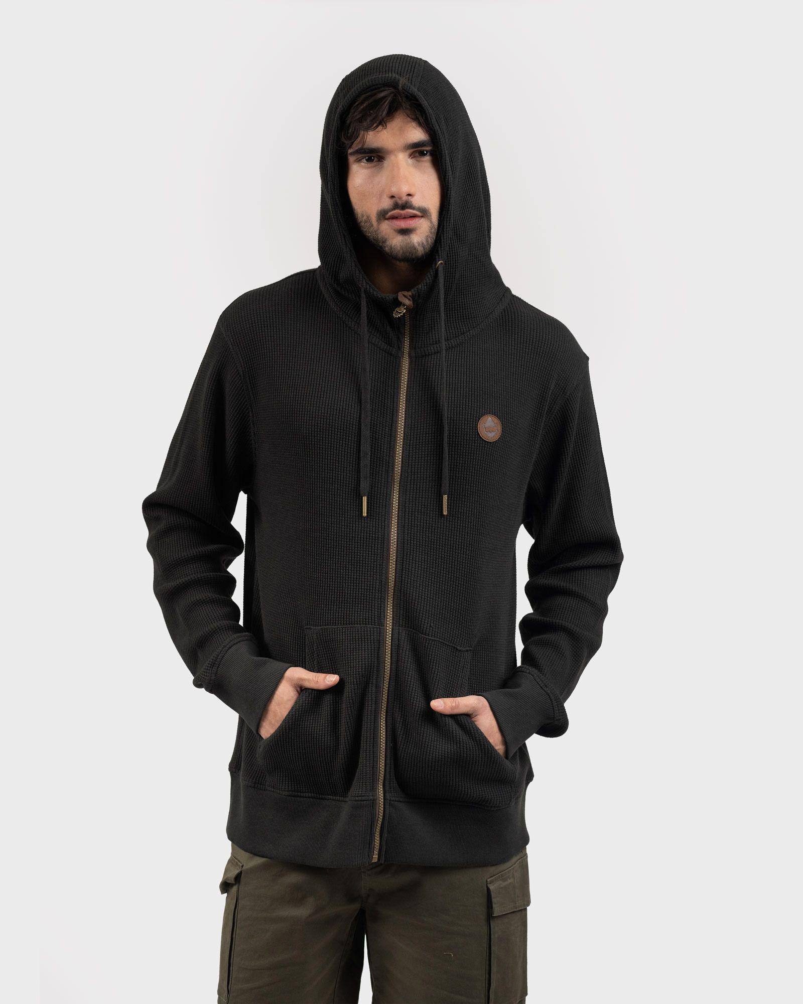 Poleron Hoodie Eco Paolok Hombre Black Gnomo-1