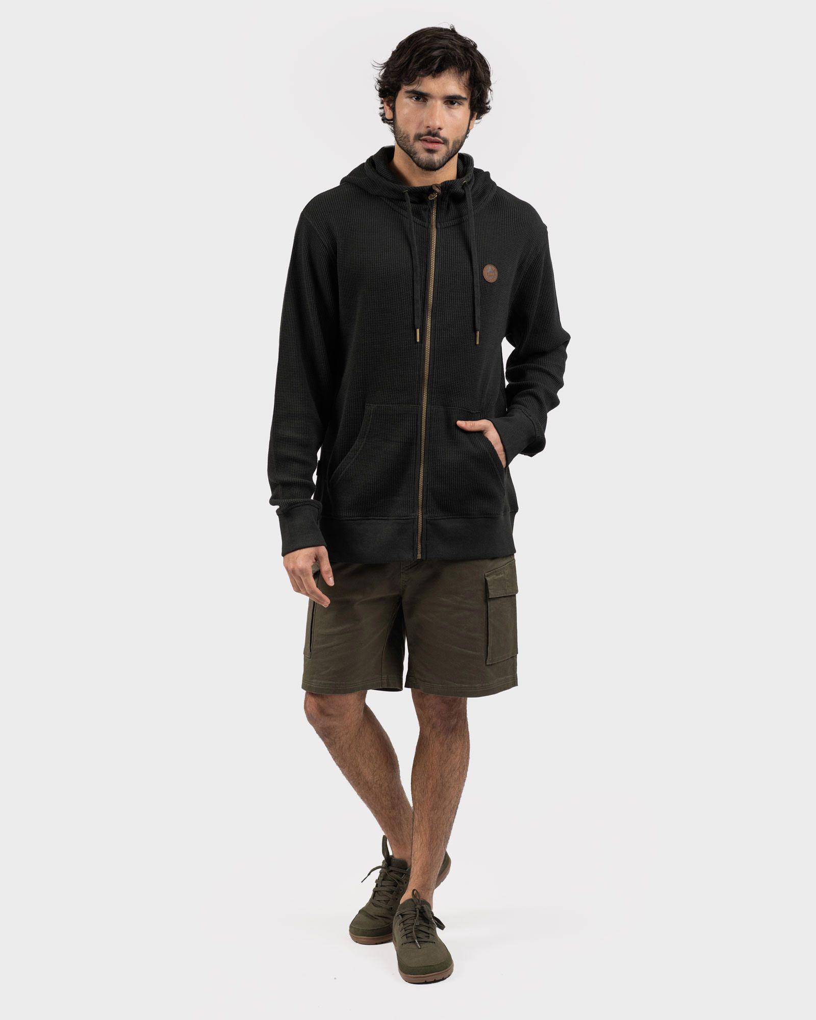Poleron Hoodie Eco Paolok Hombre Black Gnomo-0