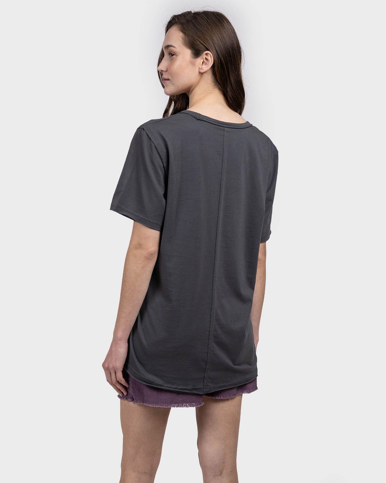 Polera Algodón Orgánico P-15 Mujer Dark Grey Gnomo-2