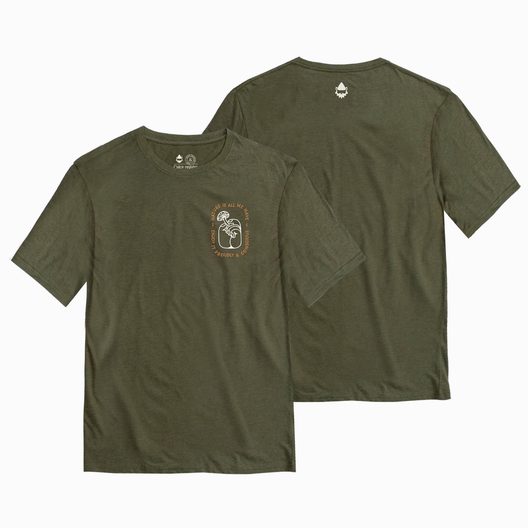 Polera Eco P-13 Hombre Stone Green Gnomo-1