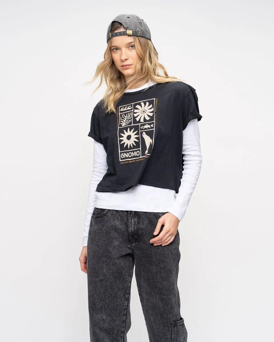 Polera Algodón F-22 Mujer Gnomo-2
