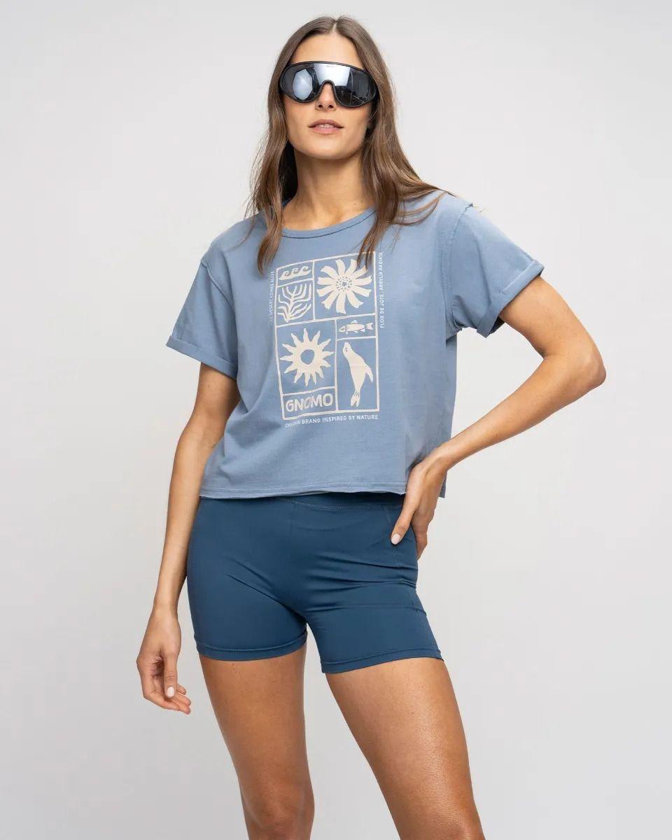 Polera Algodón F-22 Mujer Gnomo-0