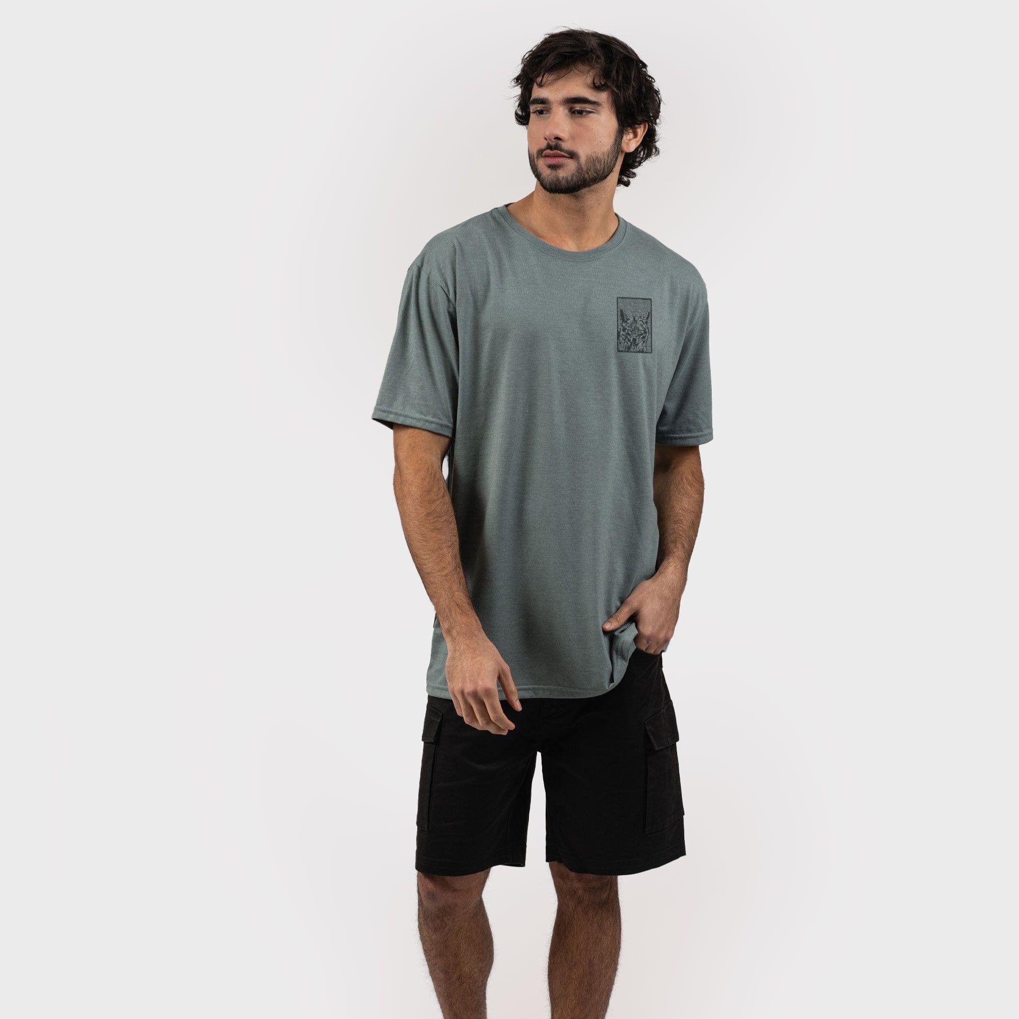 Polera Eco M-6 Hombre Indigo Gnomo-0